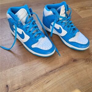 Men’s, Size 9, Nike Dunk in laser blue (teal)